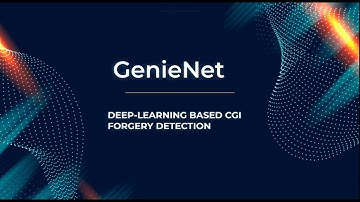 GenieNet | CGI Forgery Detection | CNN | PyTorch