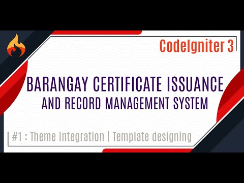Theme Integration in CodeIgniter 3 - YouTube