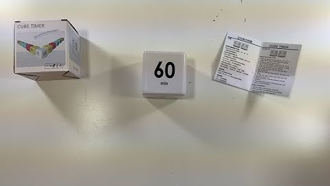 Feilifan Cube Timer Demo