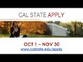 Cal State Apply Workshop for First Time First Year Students