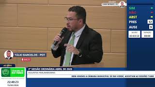 3ª SESSÃO ORDINARIA DE ABRIL 2026 screenshot 3