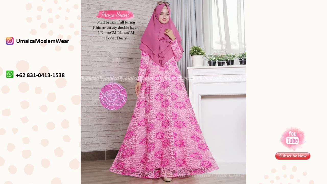 Jual Gamis Kombinasi Brokat (WA)+62 83104131538 Gamis Jual Gamis Kombinasi Brokat (WA)+62 83104131538 Gamis