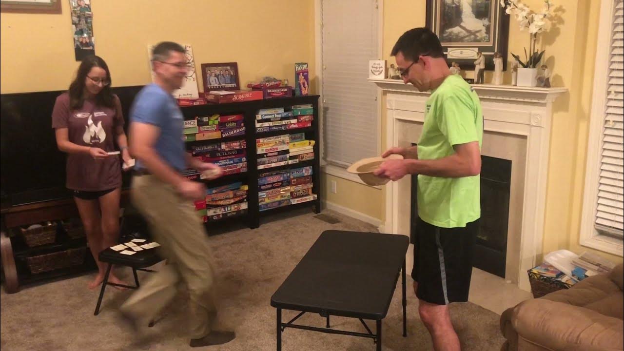Beginner Bible Bowl Relay Game 1 (ping pong ball in hat) YouTube