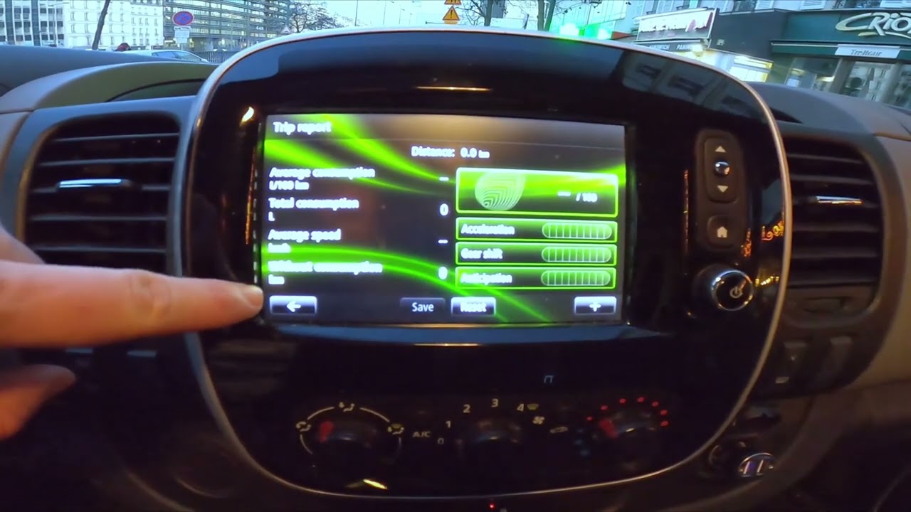How to Find Eco Trip Report in Renault Trafic III ( 2014 - now ) | Eco Raport