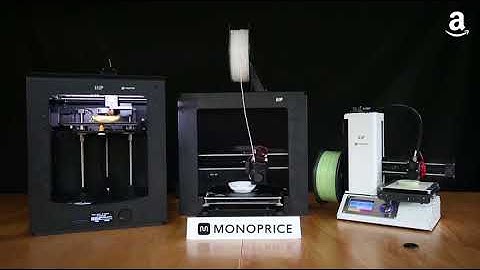 Amazon com  Monoprice 115365 Select Mini 3D Printer with Heated Build Plate, Includes Micro SD Card