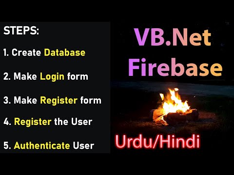 Registration & Login Form (with Authentication) Using VB.Net & FireBase Urdu/Hindi