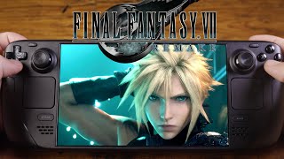 OLED Steam Deck Testing Low, Med, High, Ultra Settings | Final Fantasy VII Remake