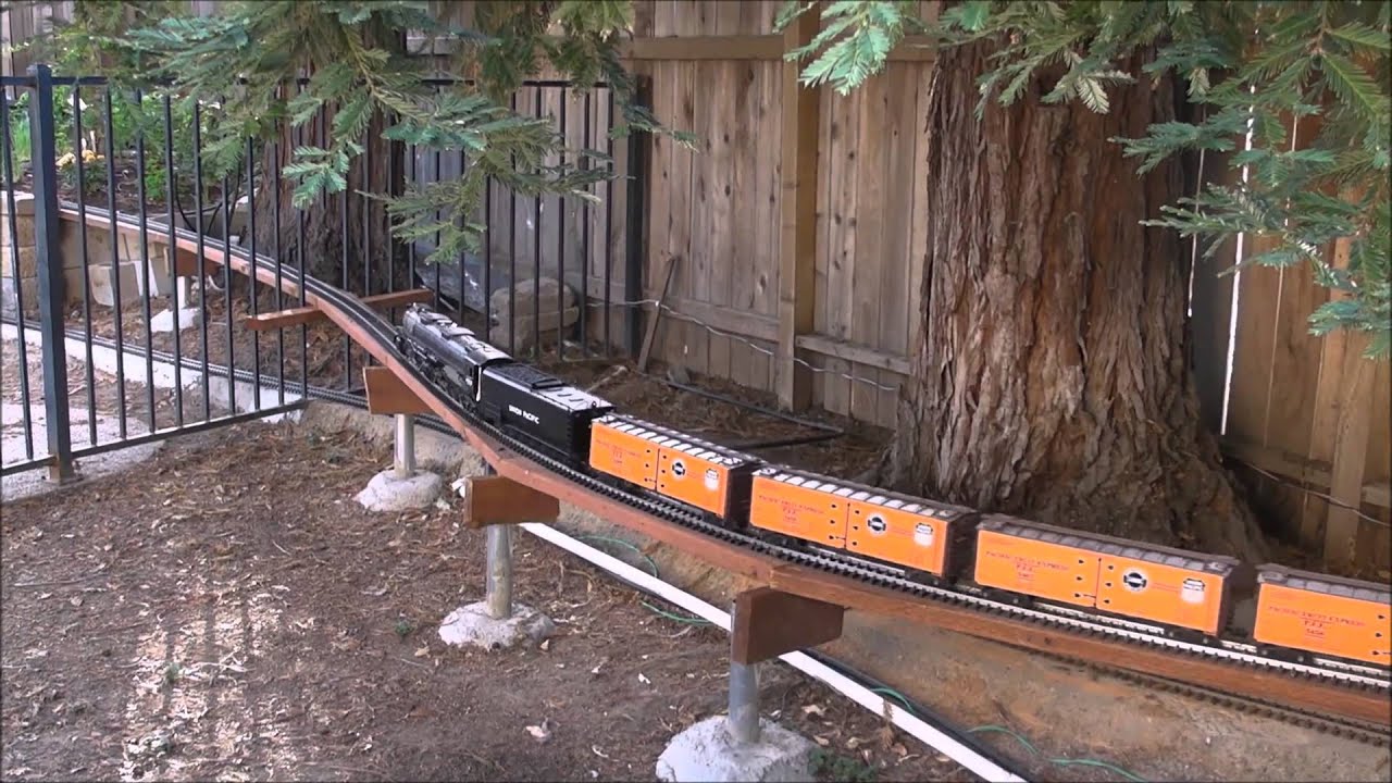 UP Big    Boy &amp; Layout Tour G Scale - YouTube