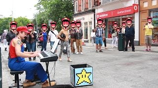 Super Mario World Player Down Busking