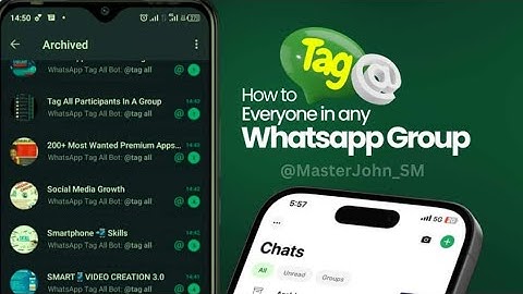 .tag Tutorial. How to tag everyone in a whatsapp group. Whatsapp marketing. Whatsapp group bot