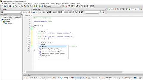 C++ Tutorial 5 Basic Calculator