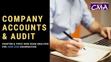 CMA INTER COMPANY ACOOUNTS & AUDIT EXAM QUESTION ANALYSIS FOR JUNE 2020 EXAM BY CMA ANUPAMA SHUKLA
