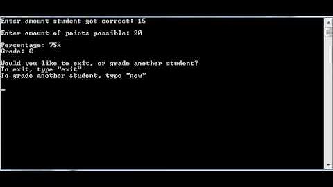 Grade Calculator [C++]