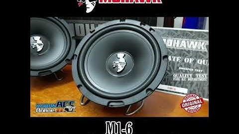 Mohawk M1 Series (M1-6) 6.5" inch Mid Bass Speaker Sound Test