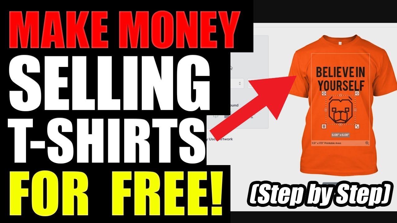 is it possible to make money selling t shirts online