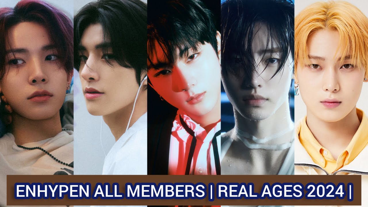 ENHYPEN (엔하이픈) ALL MEMBERS REAL AGES 2024 YouTube
