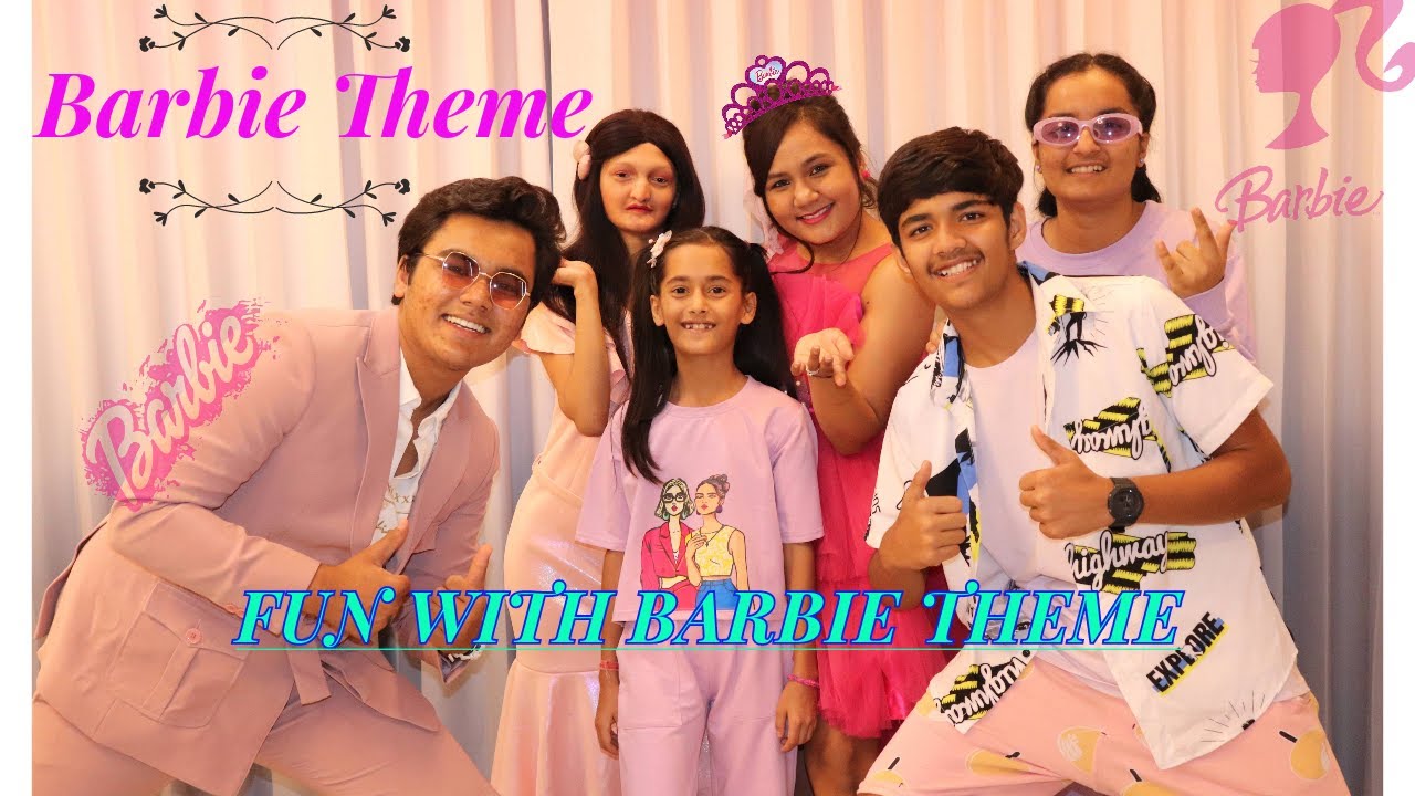 Barbie Vlog || Barbie Theme challenge || 