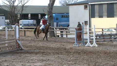 blue jumping