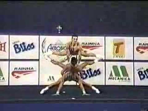 Campeonato Aerobica Brasil 94 2 Trio Cassio,Gelson...