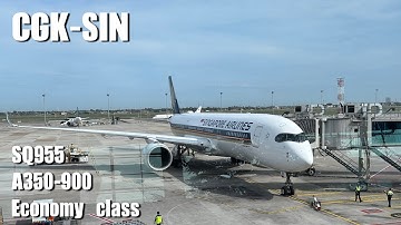 Singapore Airlines SQ955 A350-900 Jakarta(CGK) to Singapore(SIN) | Trip report