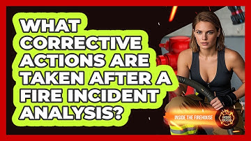 What Corrective Actions Are Taken After A Fire Incident Analysis? - Inside the Firehouse