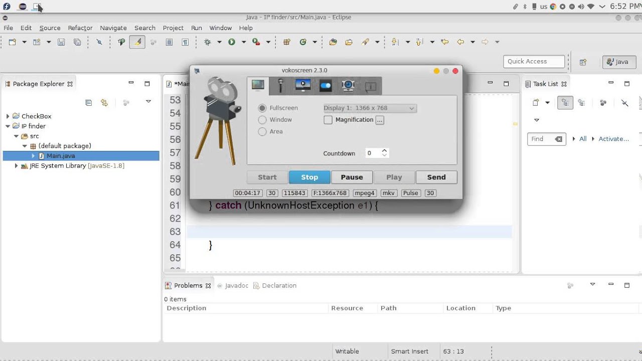 36 JAVA Swing GUI with Network - YouTube