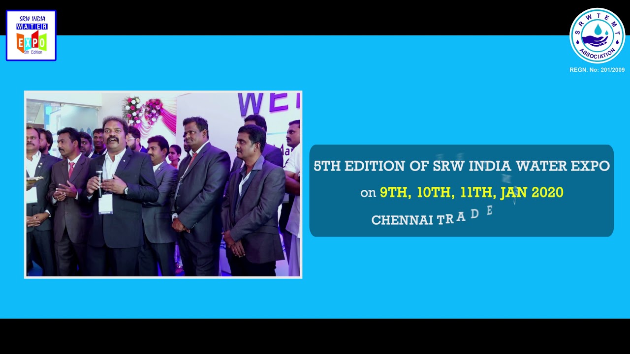 SRW India Water EXPO - 2020 @ Chennai Trade Centre - Invitation video ...