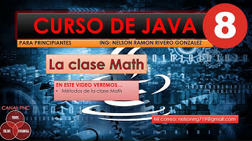 8. Curso de Java -  La clase Math(Video 8)
