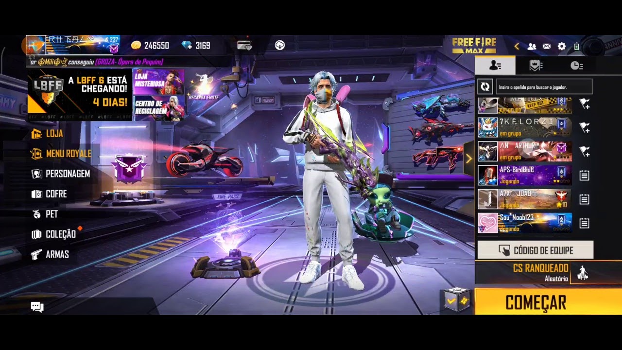 Free Fire Max Beta Closed Brasil - YouTube