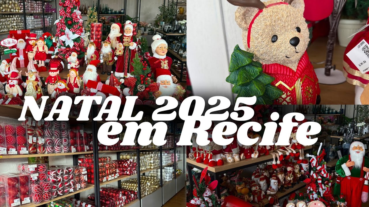 INSPIRAÇÕES NATAL 2025 NA FLORARTE EM RECIFE