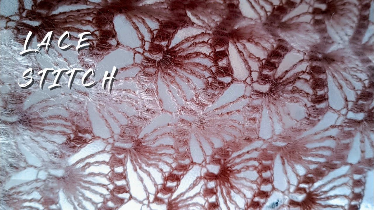 Shell Pattern Lace Beautiful Shell Lace Crochet Pattern | Elegant Stitch for Shawls & Tops ...