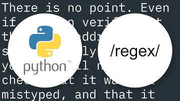 How to check for valid email address?