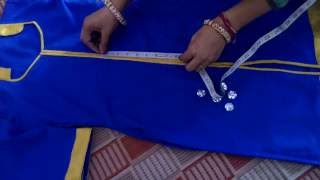 How to sew Ladies Sherwani type of suite part3