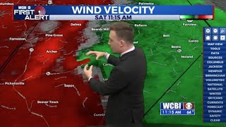 1/11/20 WCBI Pickens County, AL Tornado Coverage