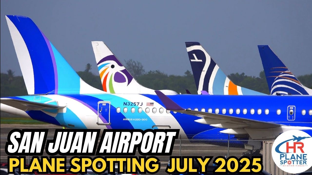 INSANE Summer Rush at SJU Airport! A330, B767, B737 Action 2025