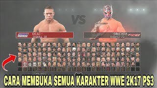 Cara membuka semua karakter WWE 2K17 PS3 screenshot 5