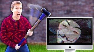 CAUGHT HACKER SPYING ON ME & DESTROYING TV with NINJA GADGETS (Project Zorgo Drone Explore Clues)