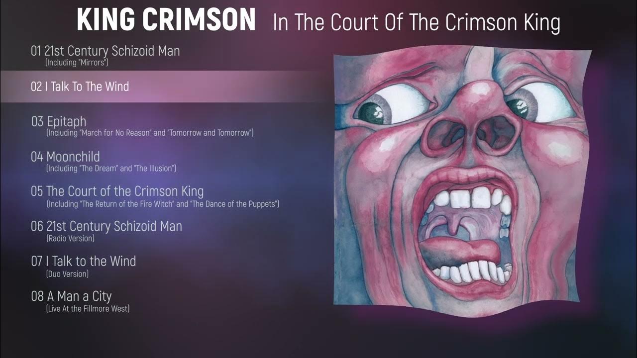 King Crimson - In The Court Of The Crimson King Full Album (Album Visualizer)