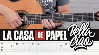 pánico viernes Vago How To Play Bella Ciao (Money Heist theme ) EASY GUITAR with TABS - YouTube