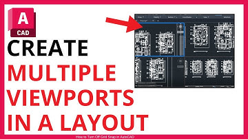 How to Create Multiple Viewports in a Layout in AutoCAD