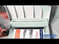 How to use the SmartBind Manual Comb Binder