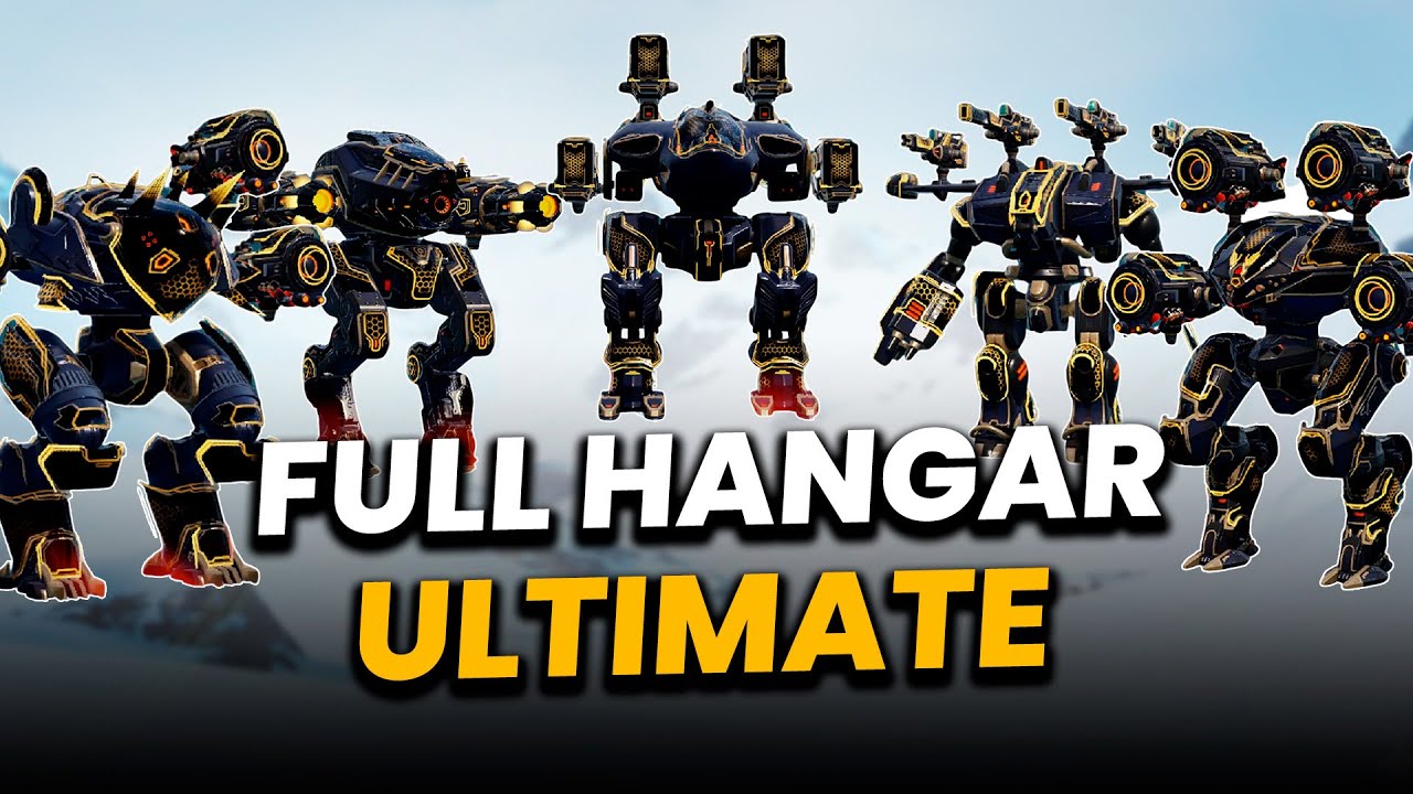 Todos los MEJORES ROBOTS ULTIMATE en el mismo hangar (update 11.5) - War Robots WR
