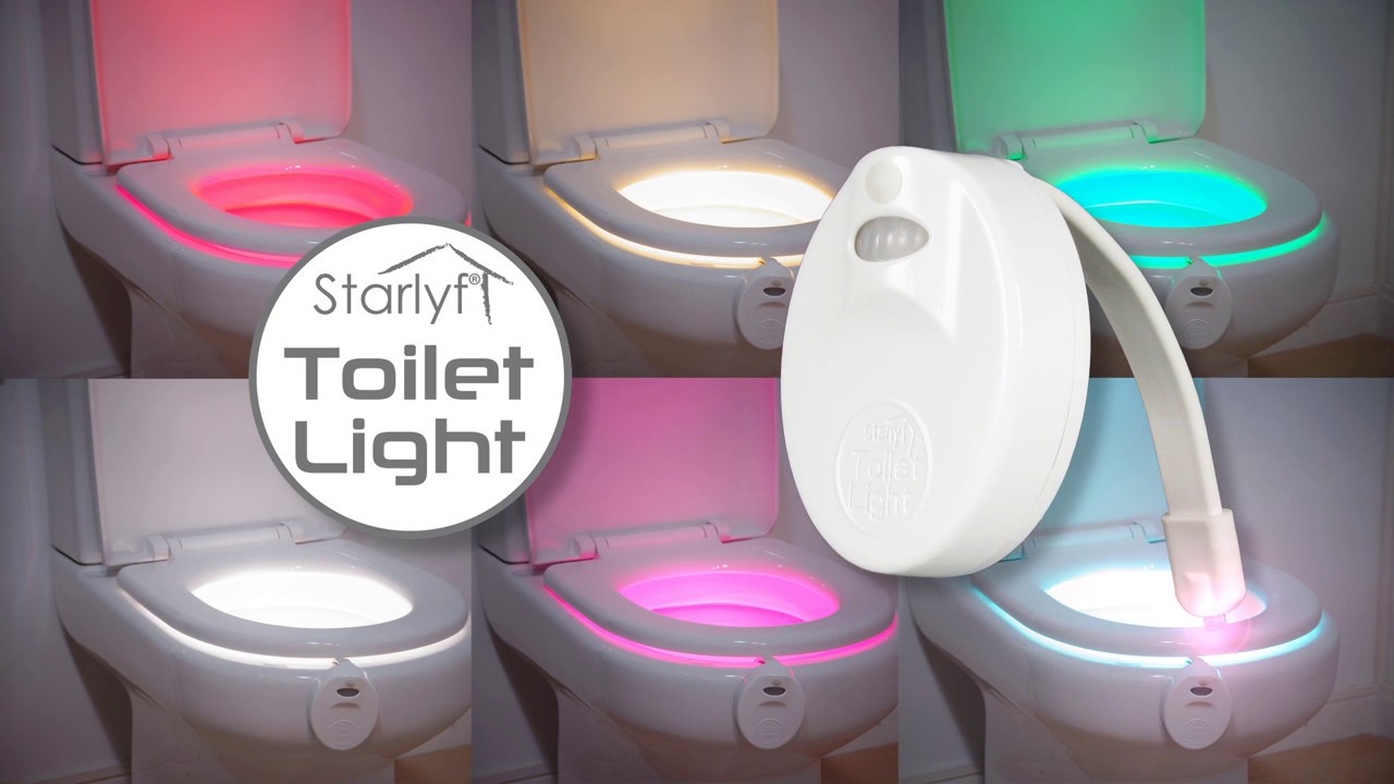 Lumière LED nocture pour WC 