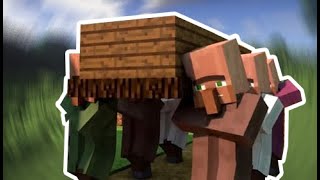 MEME DEL BAILE DEL ATAUD PERO EN MINECRAFT | coffin dance minecraft (versión aldeano de minecraft)