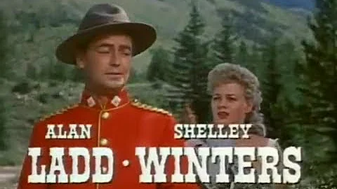 1954 SASKATCHEWAN - Trailer - Alan Ladd, Shelly Wi...