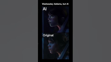 Wednesday Addams talent show, but AI art #shorts