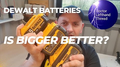 Dewalt Batteries XR v Flexvolt #dewalt #diyenthusiasts #powertools #powertoolrepair