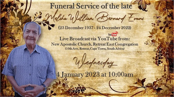 Funeral Service of the late Melsha William Bernard...