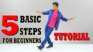 5 Basic Dance Steps for Beginners || Nishant Nair Tutorial