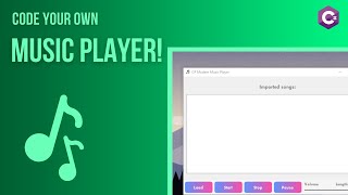 C# Beginner Project: Code a Modern Music Player - Easy tutorial! screenshot 3